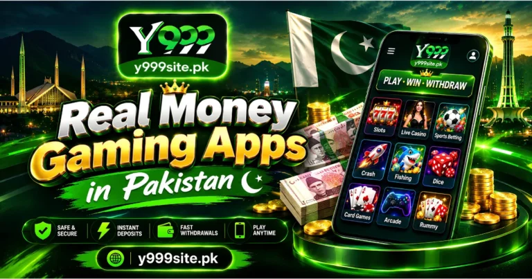 Real money gaming apps on a phone in Pakistan